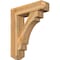 Ekena Millwork Merced Craftsman Rough Sawn Bracket w/ Offset Brace, Western Red Cedar, 8"W x 30"D x 36"H BKT0806X30X36MRC04RWR - alternate 1